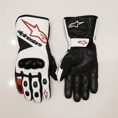 Custom Kawasaki Ninja Edition Leather Racing Gloves – Pro Track Series