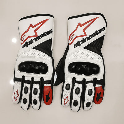 Custom Kawasaki Ninja Edition Leather Racing Gloves – Pro Track Series