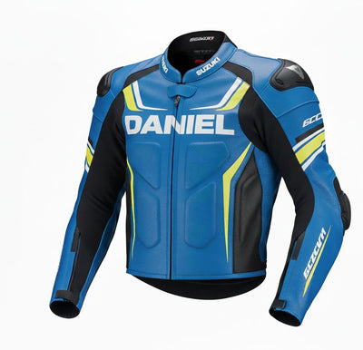 Custom Two Piece Motorcycle Racing Leather Suit Gear Pro