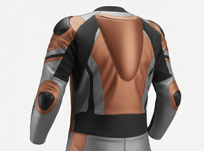 Custom Grey Bronze Racing Suit 1-Piece Track Gear