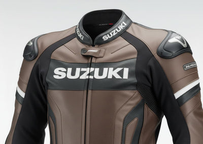 Premium 1-Piece Leather Motorcycle Racing Suit