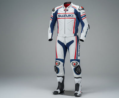 Custom 1-Piece Leather Motorcycle Racing Suit