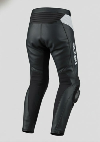 2-Piece Leather Racing Suit Jacket & Pants Track Gear X