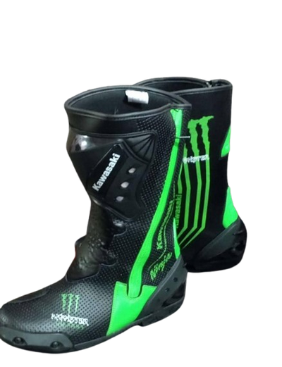 Custom Kawasaki Ninja Edition Leather Racing Gloves – Pro Track Series