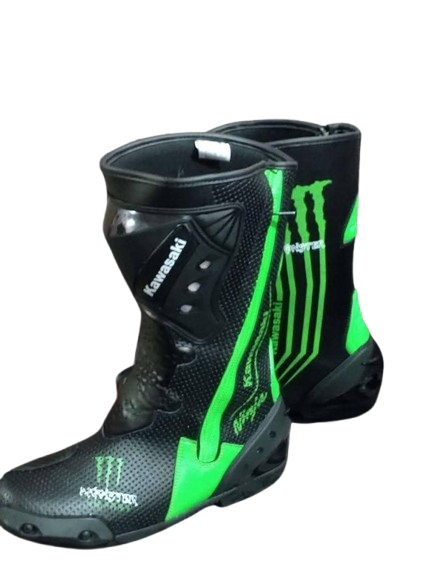 Custom Kawasaki Ninja Edition Leather Racing Gloves – Pro Track Series